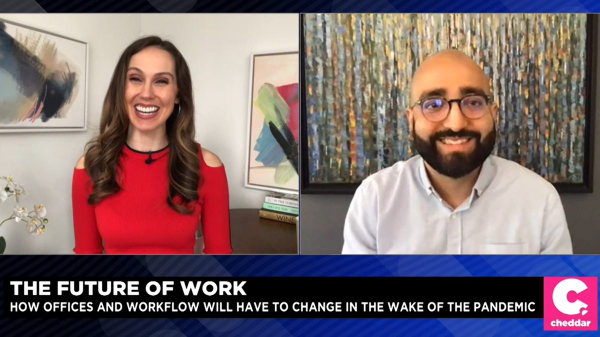Nabil Cheddar TV interview about the post-pandemic workplace