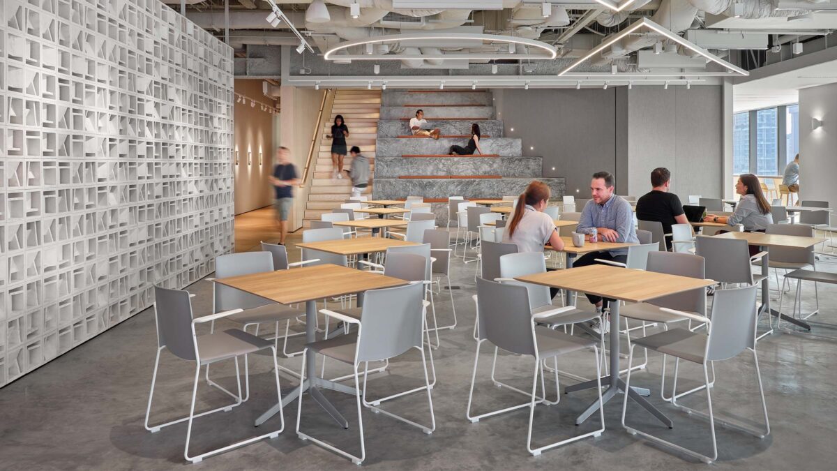 people sitting and eating in cafe