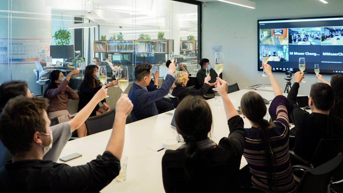 Hong Kong, Shanghai, Beijing and Chengdu teams at Shenzhen living lab opening event