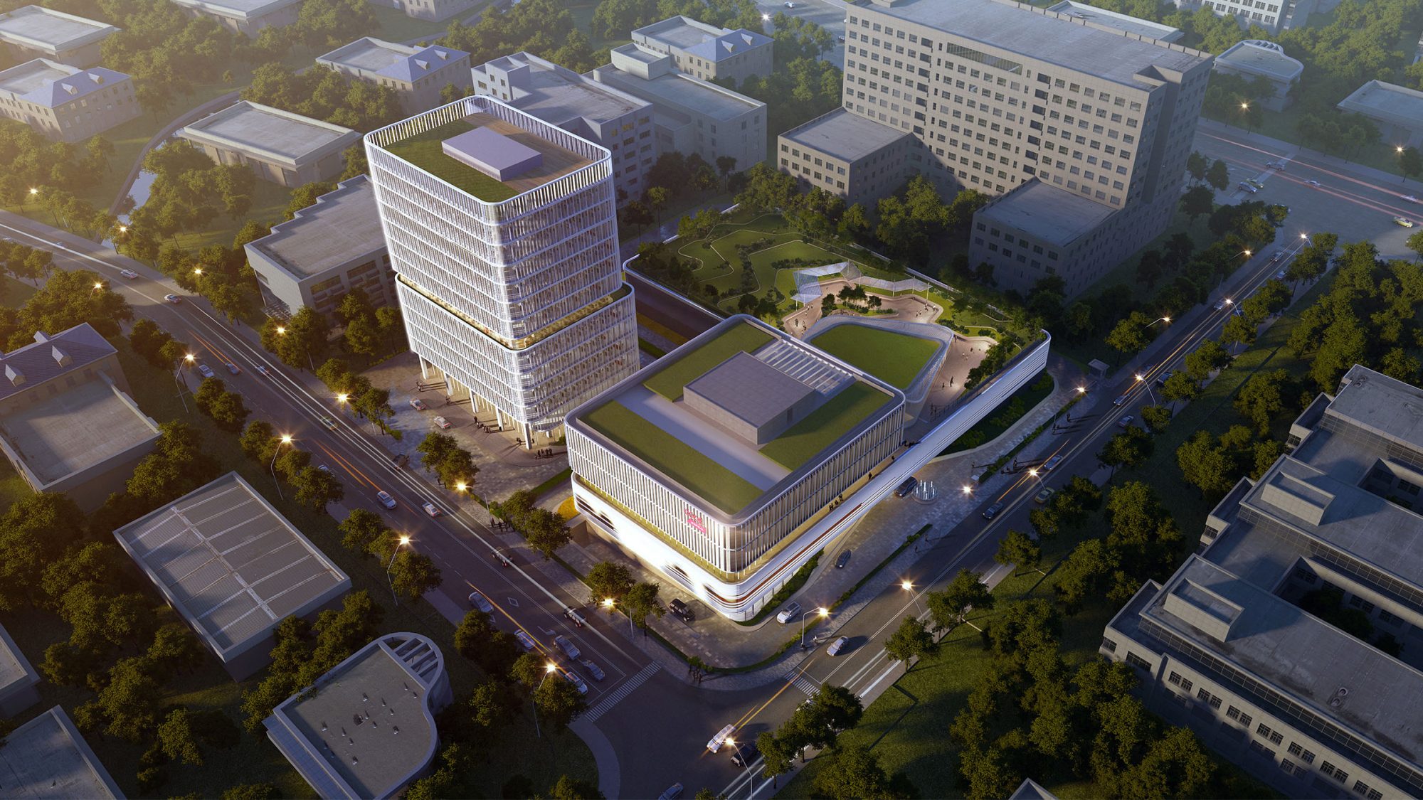 campus masterplan visual