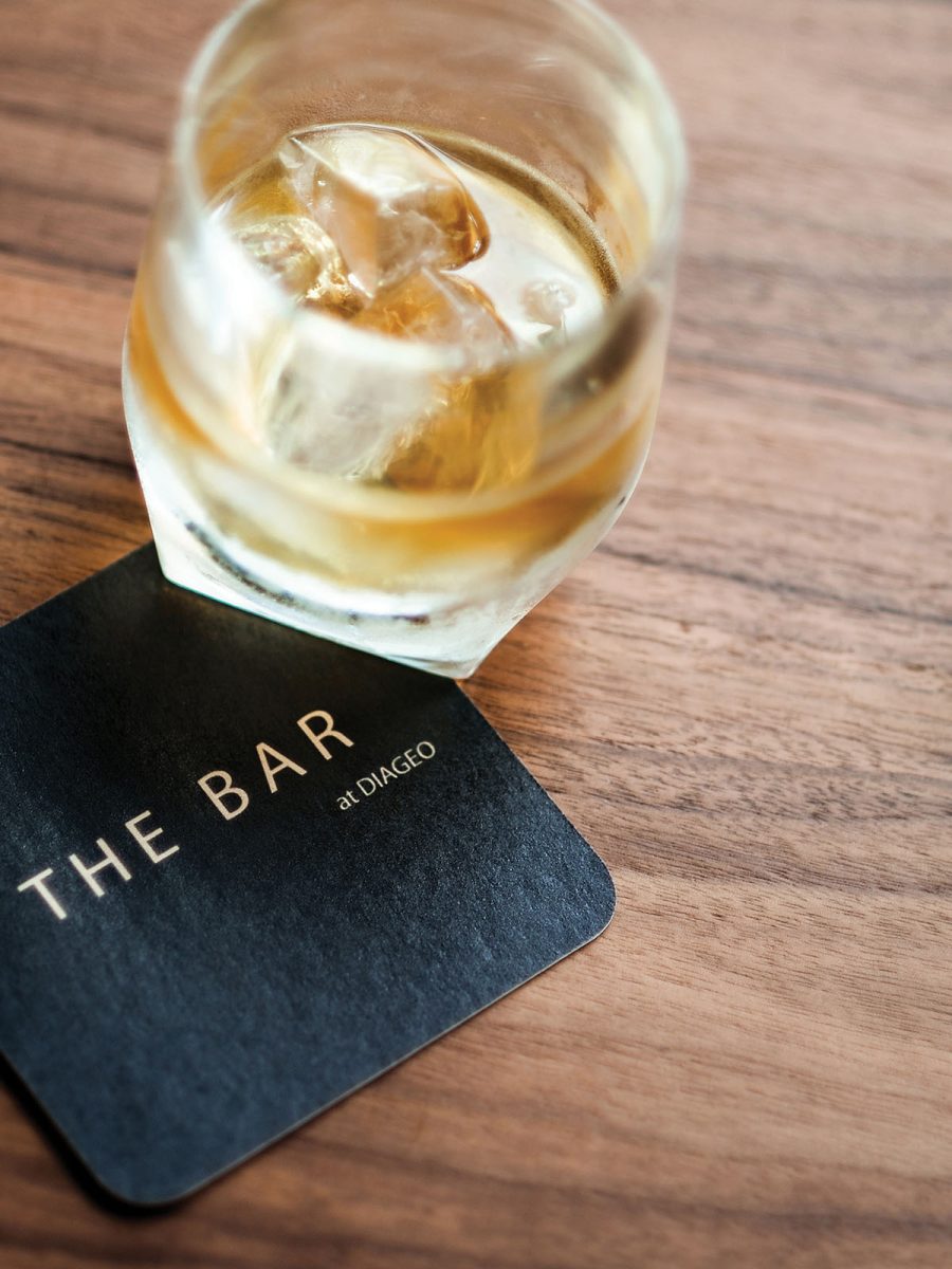 bespoke drinks placers for office brand experience