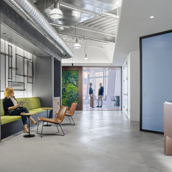 workplace corridor in Toronto workplace design